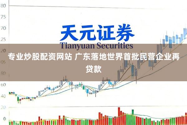 专业炒股配资网站 广东落地世界首批民营企业再贷款
