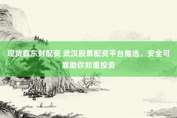 现货鑫东财配资 武汉股票配资平台推选，安全可靠助你郑重投资